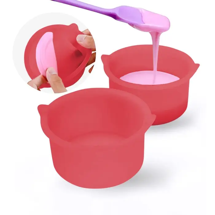Chauffe-cire de remplacement résistant à la chaleur, bols en Silicone pour épilation, poêle antiadhé