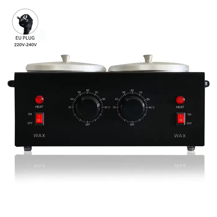 Chauffe-cire électrique professionnel à double Pots, Machine à épiler Parrafin pour épilation de la