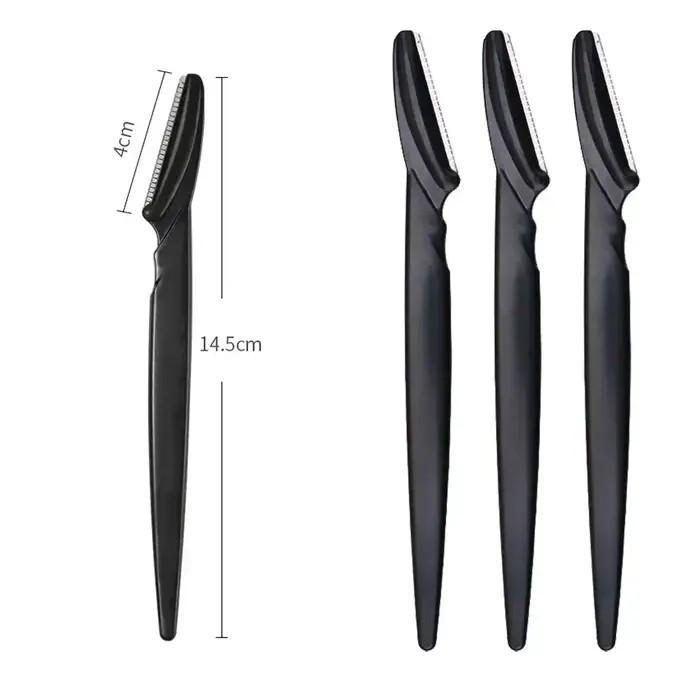 Rasoir de sourcils couteaux outils de maquillage rasoir facial portable épilateur coupe épilation des sourcils épilation lames de rasoir pour les yeux