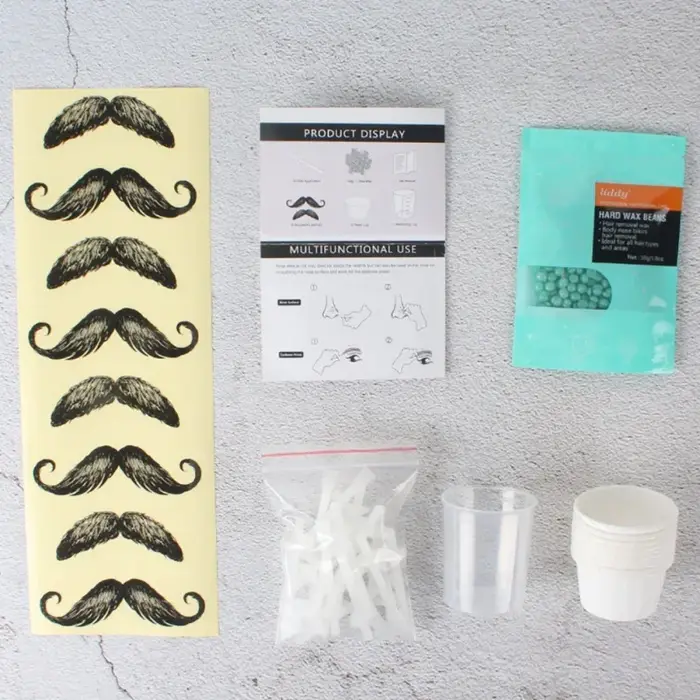 Kit de cire de nez indolore portable pour hommes et femmes