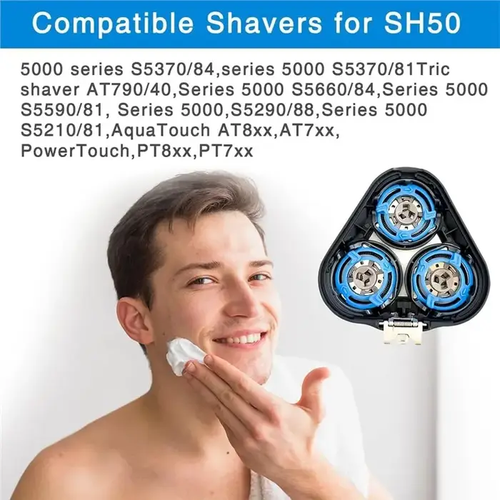 Tête de rasoir lavable de remplacement