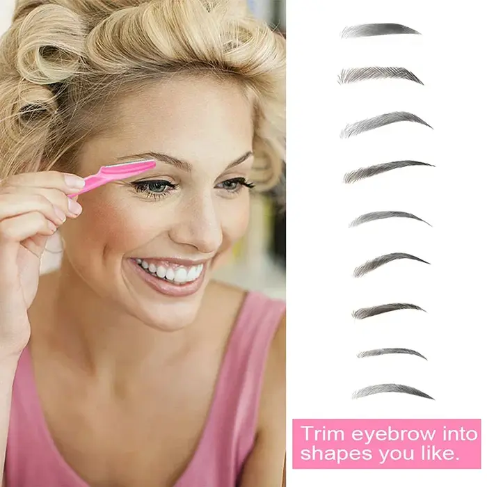 Ensemble de rasoirs à sourcils de précision pour femmes