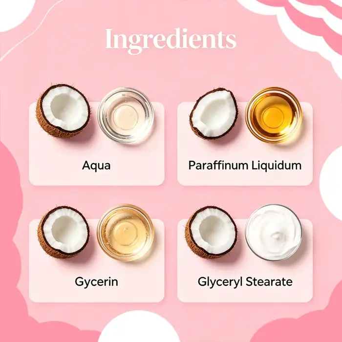 Crème dépilatoire à l'huile de coco YUITIKUE 65g - Enrichie en vitamine E, douce et hydratante pour femmes