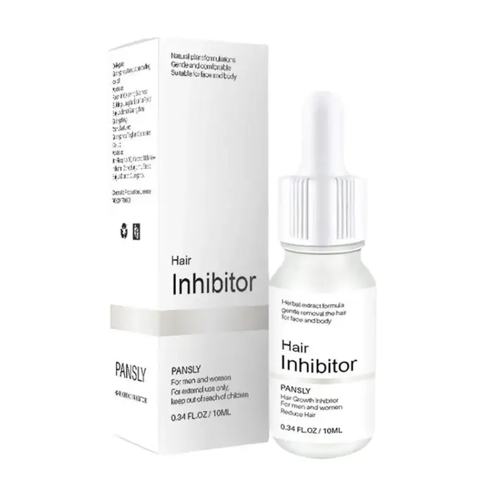 Huile dépilatoire permanente haute efficacité 10ml, formule originale à base d'extraits végétaux, po