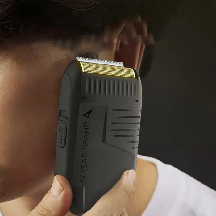 VGR rasoir electrique hommes tondeuse barbe Rasoir Amélioré Rechargeable Rasoir Meilleure vente Professionnel Tondeuse à barbe Mini Électrique Tondeuse Promotion Sabre 0 mm Rasoir de finition pour hom