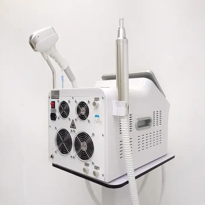 Professionnel 2 en 1 Diode Laser 4000w 4 vagues 808nm Machine d'épilation picoseconde Qswitch ND YAG 1064NM
