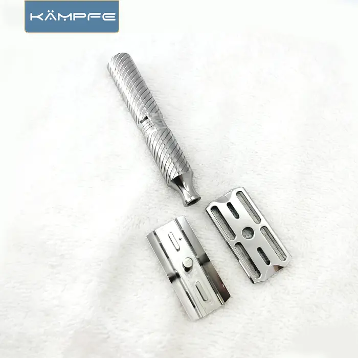 KAMPFE – rasoir de Style sécurité en acier inoxydable, rasoir Durable à Double tranchant, Kit de toi