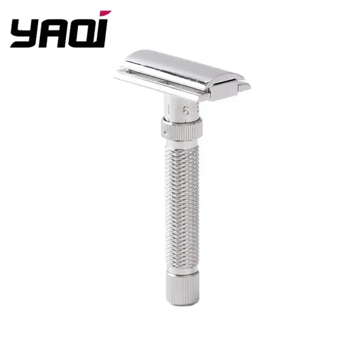 Yaqi Ultima – rasoir de sécurité réglable en acier inoxydable pour hommes