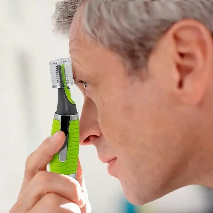 Tondeuse à poils de nez pour homme, épilateur facial 2 en 1, rechargeable, étanche, portable, poils 