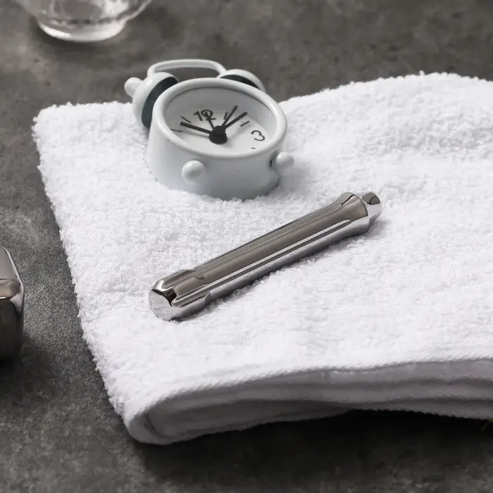 YAQI Tsuka-Rasoir de sécurité pour hommes, en acier inoxydable poli