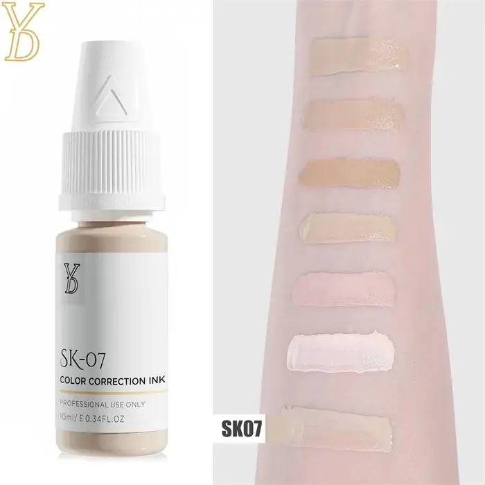 YDPMU 10ML peau Camouflage Pigment Semi Permanent maquillage encre de tatouage pour cicatrice Vitili