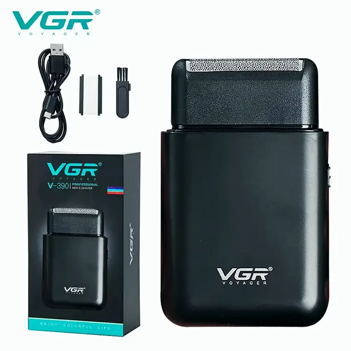 VGR Rasoir électrique Tondeuse À Barbe Professionnelle