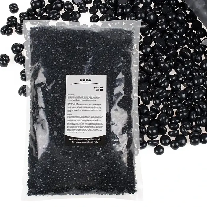 500g de cire dure haricots solide épilateur sans bande dépilatoire Film chaud