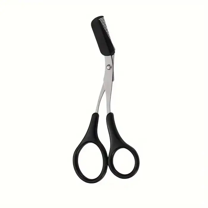 Ciseaux de précision pour sourcils avec peigne