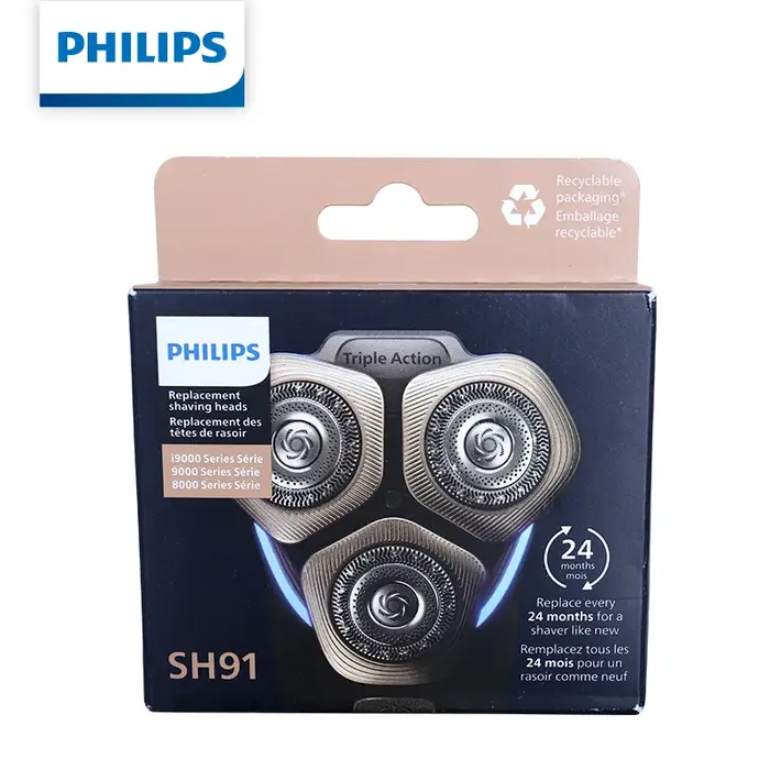 Tête de rasage Philips SH91, 1 paquet, pour les séries 9000 S9xxx et Prestige SP9xxx