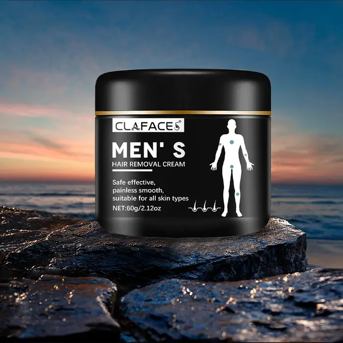 Crème dépilatoire indolore pour hommes
