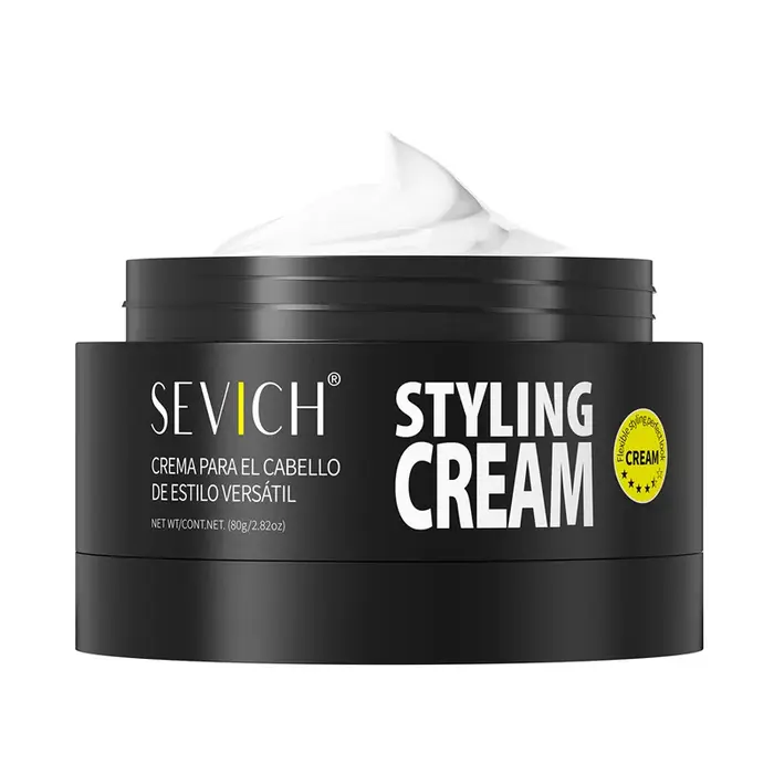 Nouveaux hommes cheveux argile cire naturel forte tenue modélisation cheveux coiffage cire coiffure finition Salon crème capillaire rafraîchissant cheveux boue 80g