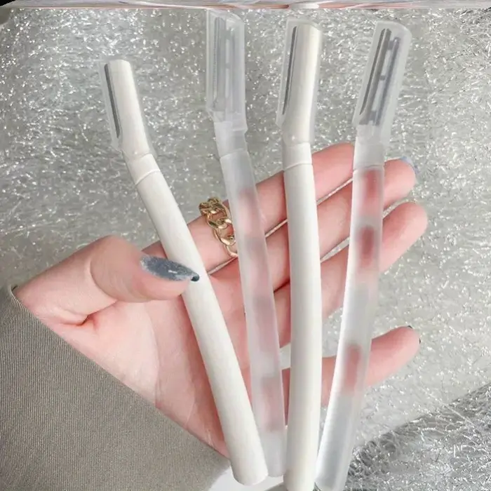 Rasoirs pour le visage, outil de dérmaplanage de retouche, rasoir pour sourcils, élimination des pel