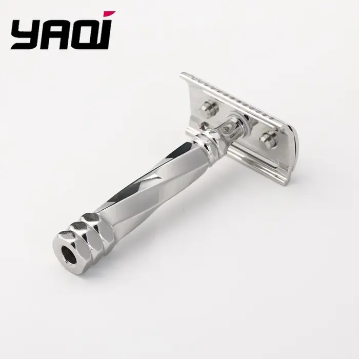 Nouveauté 2026 ! Rasoir de sécurité YAQI Cerberus en acier inoxydable - Lame de 0