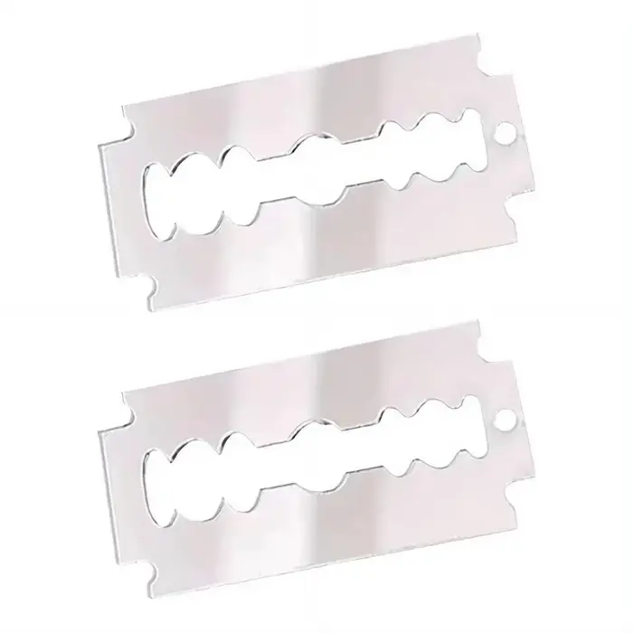Pinces à cheveux en acrylique haute simulation effet lame de rasoir - Accessoires capillaires Punk H