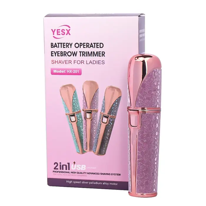 1 pièces Usb électrique rasoir de sourcils épilateur de poils du visage