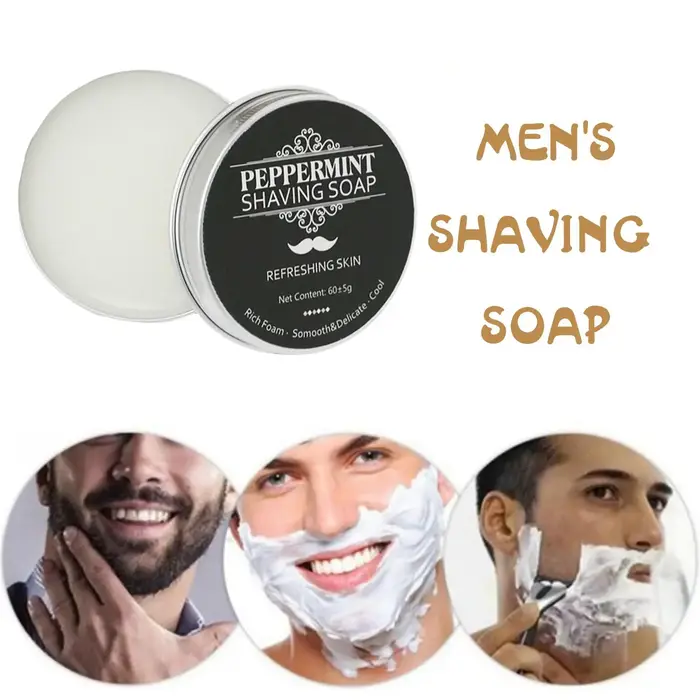 Savon à raser artisanal à texture lisse - Crème
