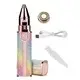 2 en 1 Portable Rechargeable épilateur électrique épilation du visage rasoir à sourcils visage lèvre