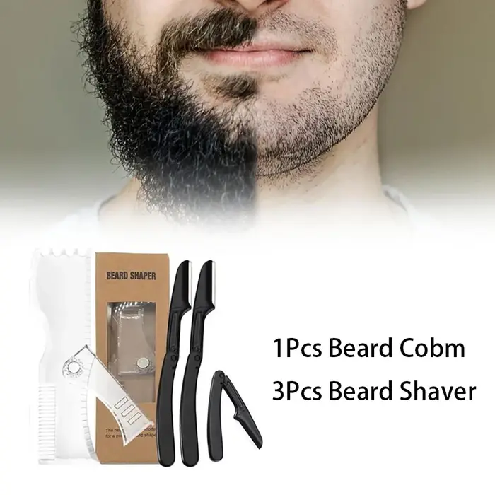 Kit de peigne réglable pour façonner la barbe