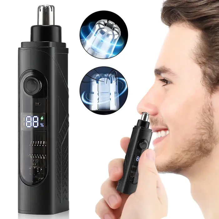 Tondeuse à poils de nez Rechargeable et épilateur Facial pour hommes