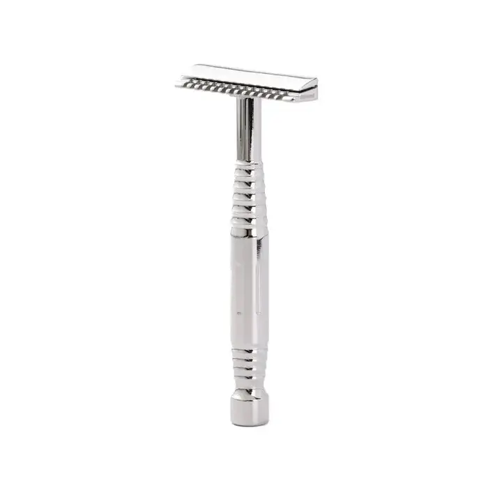Rasoir pour hommes YAQI sécurité barbe rasoir Romulus peigne ouvert poli 316 acier inoxydable AC lam