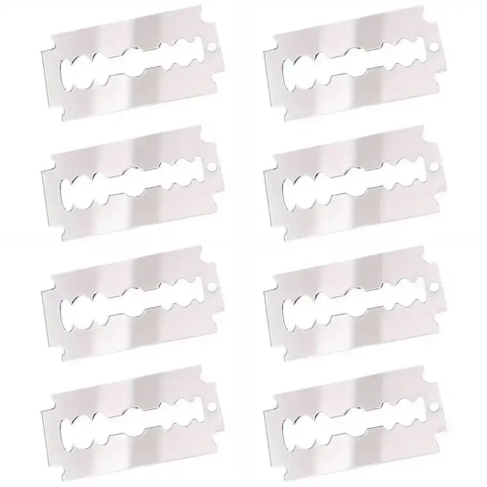 Pinces à cheveux en acrylique haute simulation effet lame de rasoir - Accessoires capillaires Punk Harajuku Y2K