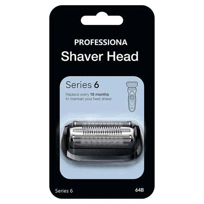 Tête de rasoir électrique de remplacement 64B, compatible avec Braun 6 pour 6120s, 6140cs, 6172cc et