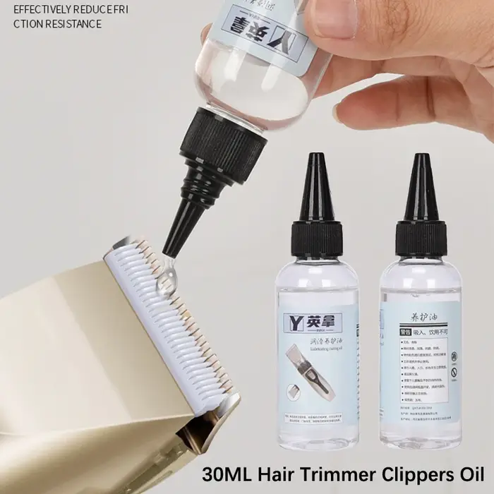 30ML tondeuse à cheveux huile tondeuses huile barbe rasoirs lubrifiant huile de barbier pour tondeus
