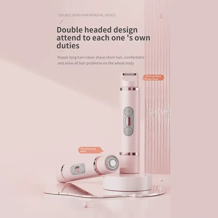 Tondeuse à cheveux électrique pour femmes 2 en 1