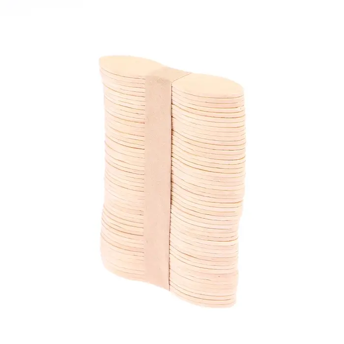 Ensemble de spatules en bois pour épilation du corps
