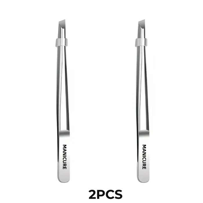Pince à épiler en acier inoxydable pour la suppression des poils et des sourcils