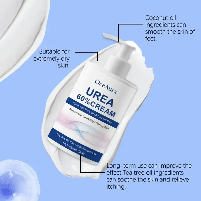 Soins à l'urée crème pour les pieds réparation du talon hydratant doux soulager le séchage fissuré supprimer les