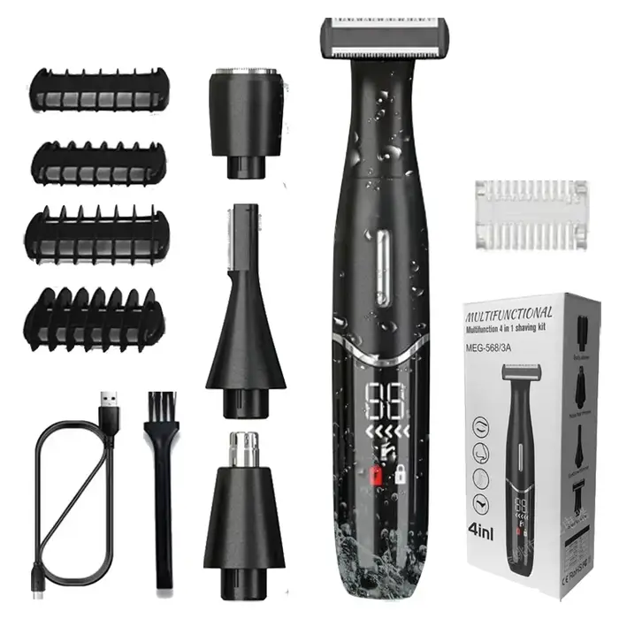 Zone intime coupe de cheveux rasoir de précision hommes ligne de Bikini boules