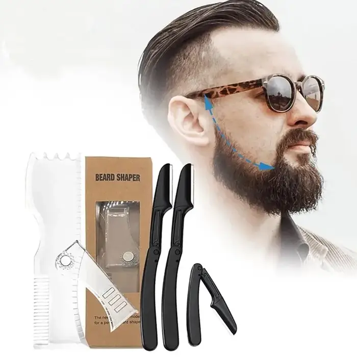 Kit de peigne réglable pour façonner la barbe