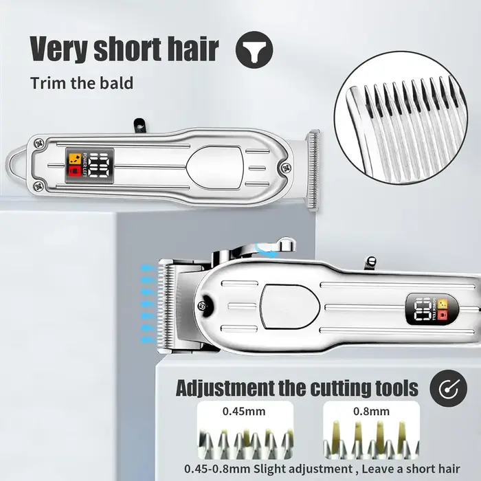 Tondeuse à cheveux et à barbe pour hommes