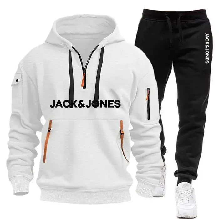 Deux ensembles de vêtements de sport pour hommes pour l'automne/hiver 2025, comprenant un sweat-shir