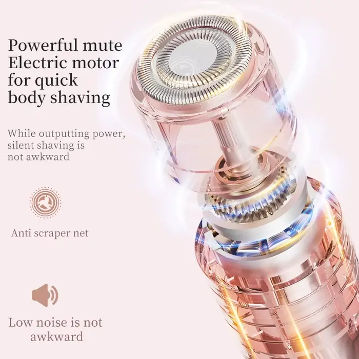 Mini rasoir électrique rechargeable pour femme