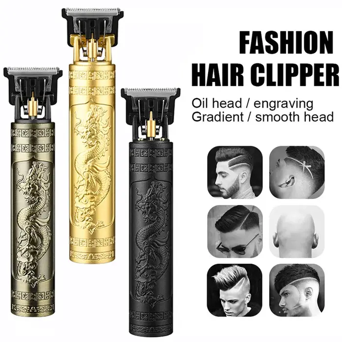 Tondeuse à cheveux professionnelle vintage T9 pour hommes