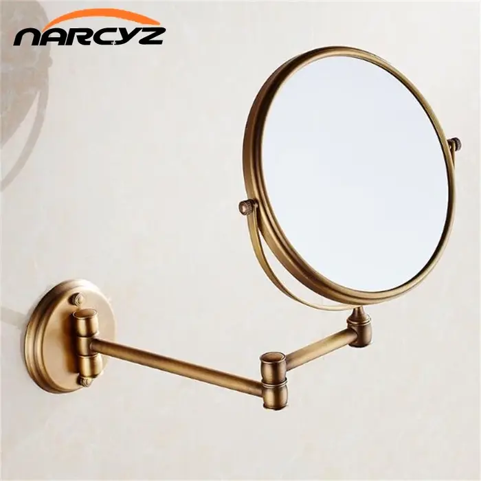 HOMakeup-Miroirs de Bain Grossissants 3 x Miroir de Rasage Pliant