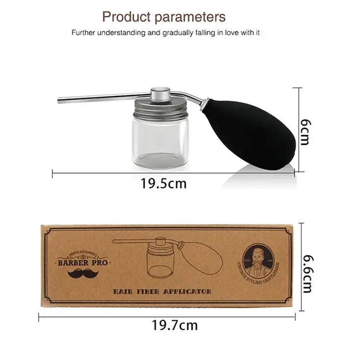 Salon de coiffure rechargeable talc fibre poudre souffleur coiffeurs