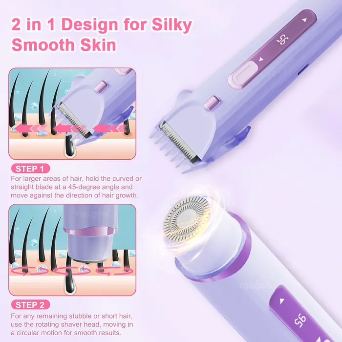 Épilateur électrique portable pour femme