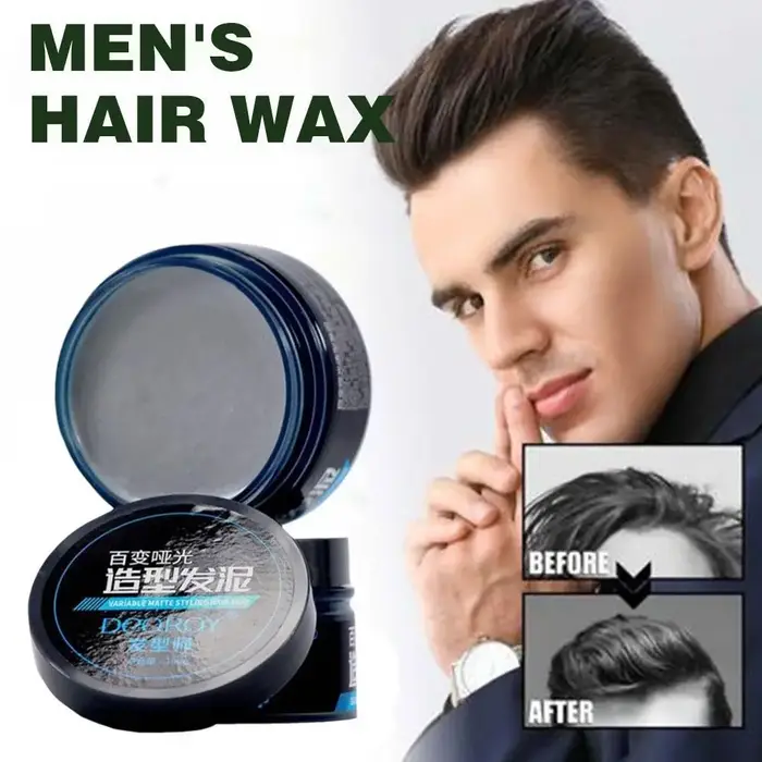 Argile coiffante usage quotidien hommes cheveux mode mat fini