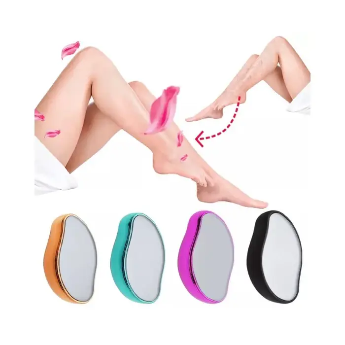 Gomme épilateur jambe cheveux cristal