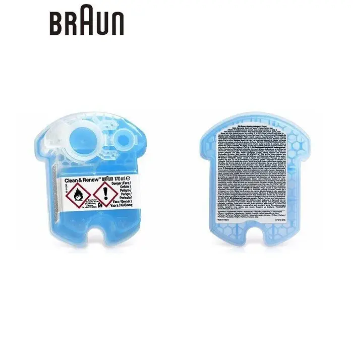 Braun CCR4 Clean Renew cartouches de recharge citron frais remplacement rasoir nettoyant
