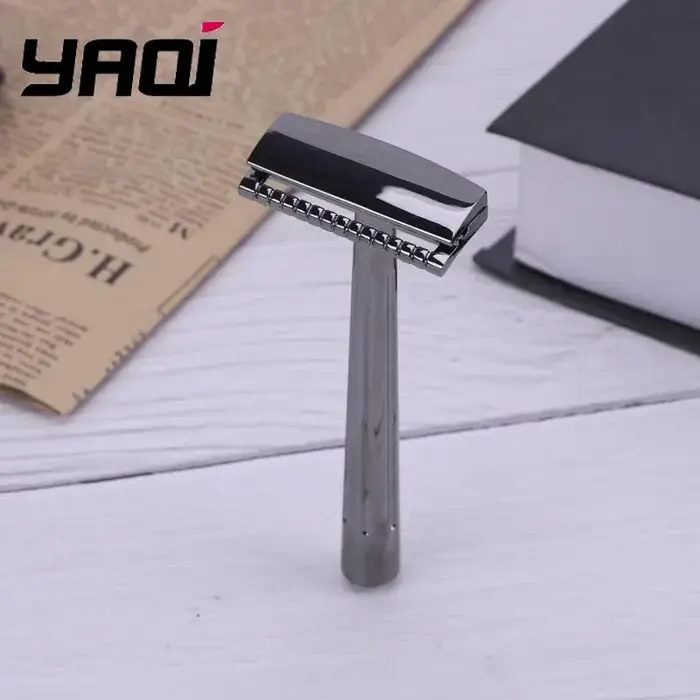 Rasoir à barbe YAQI SE Katana Globe Trotter 2026, rasoir de sécurité à lame unique pour hommes, objets de collection, cadeau d'anniversaire